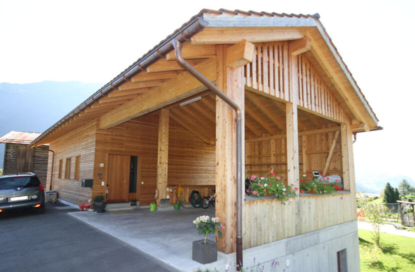 Anbau eines Carports